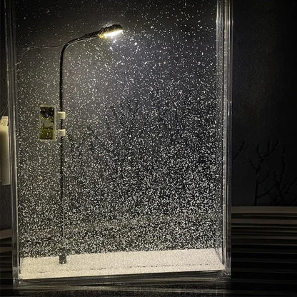 Snow Scene DIY Hemp Night Light Street Lamp Kit by HitMyNeed