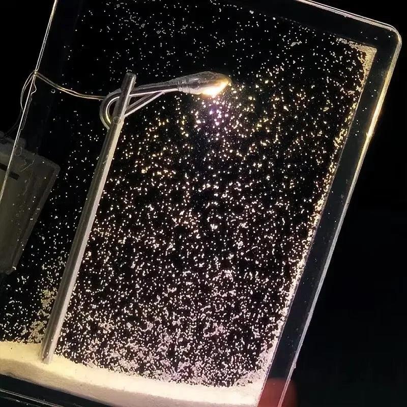 Snow Scene DIY Hemp Night Light Street Lamp Kit by HitMyNeed