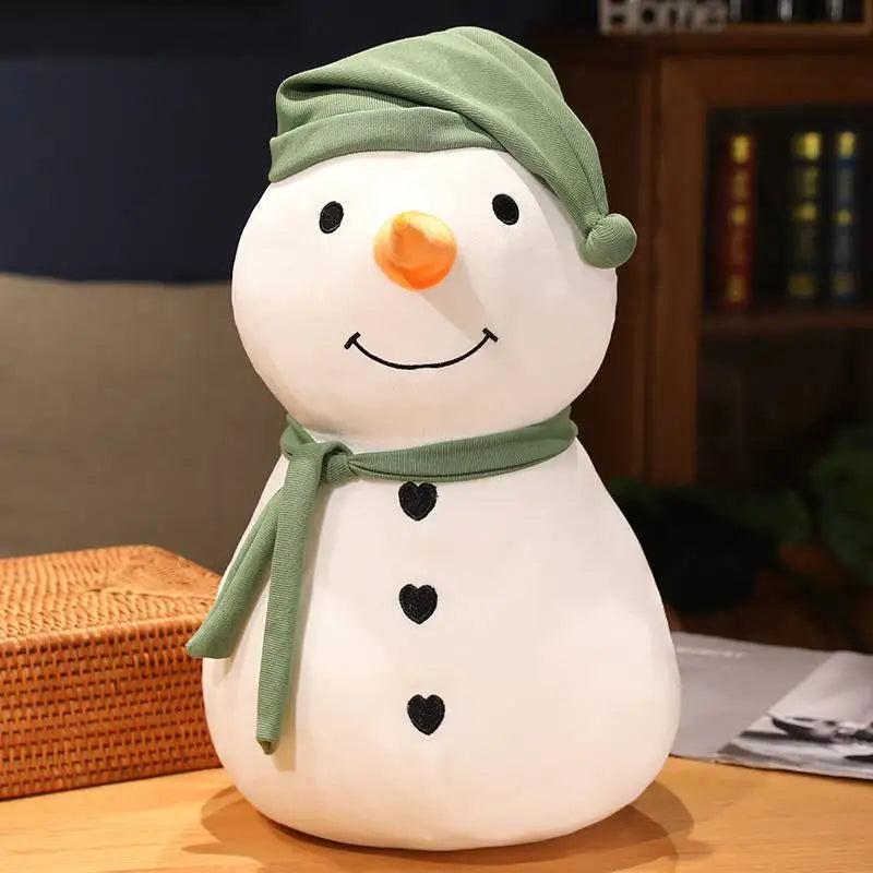 Snowman Plush Toy Pillow, 30-80cm Christmas Decor 45cm green by HitMyNeed