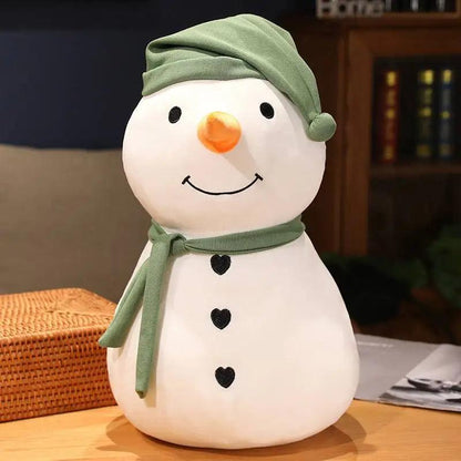 Snowman Plush Toy Pillow, 30-80cm Christmas Decor 45cm green by HitMyNeed