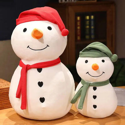 Snowman Plush Toy Pillow, 30-80cm Christmas Decor by HitMyNeed