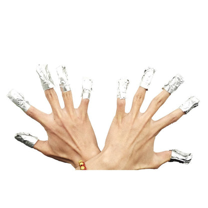 Soak Off Nail Foil Wraps for Gel Removal (100 pcs) by HitMyNeed