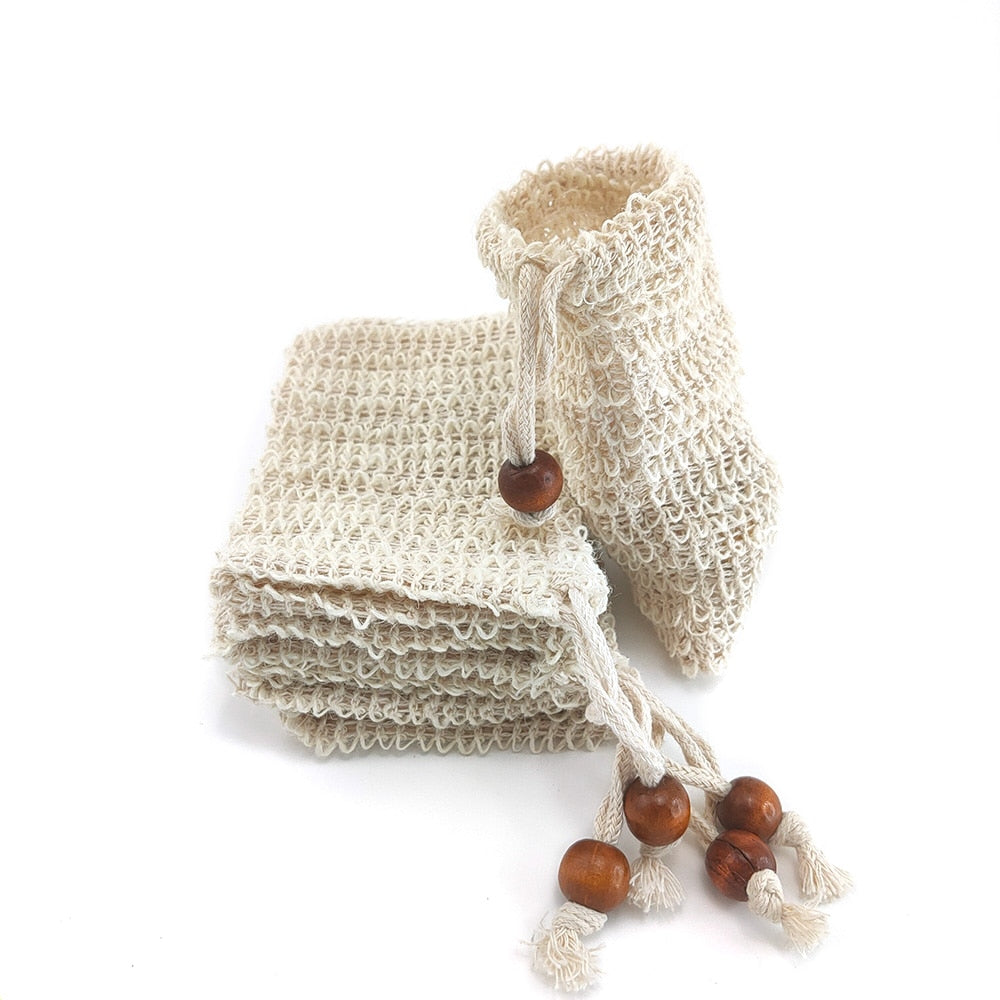 Soap Pouches Exfoliating Bag Set (2 Pack) by HitMyNeed