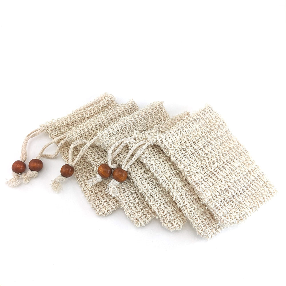 Soap Pouches Exfoliating Bag Set (2 Pack) by HitMyNeed