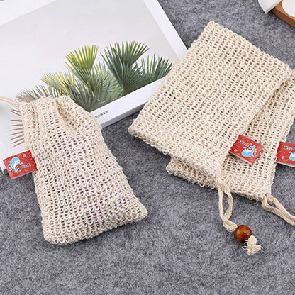 Soap Saver Mesh Drawstring Bag by HitMyNeed