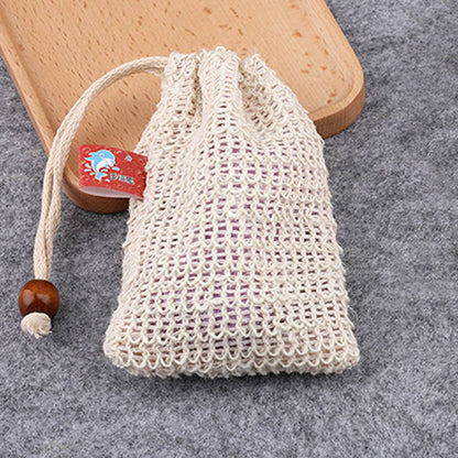 Soap Saver Mesh Drawstring Bag by HitMyNeed