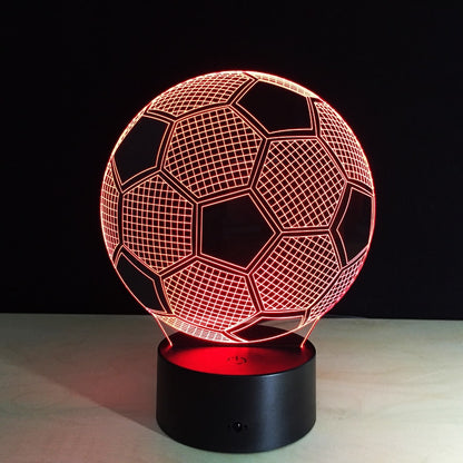 Soccer LED 3D Effect Color-Changing Night Lamp by HitMyNeed