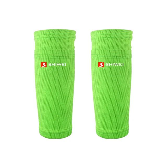 Soccer Shin Guard & Compression Leg Support Set 1-pair-10 l by HitMyNeed