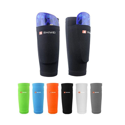 Soccer Shin Guard & Compression Leg Support Set by HitMyNeed