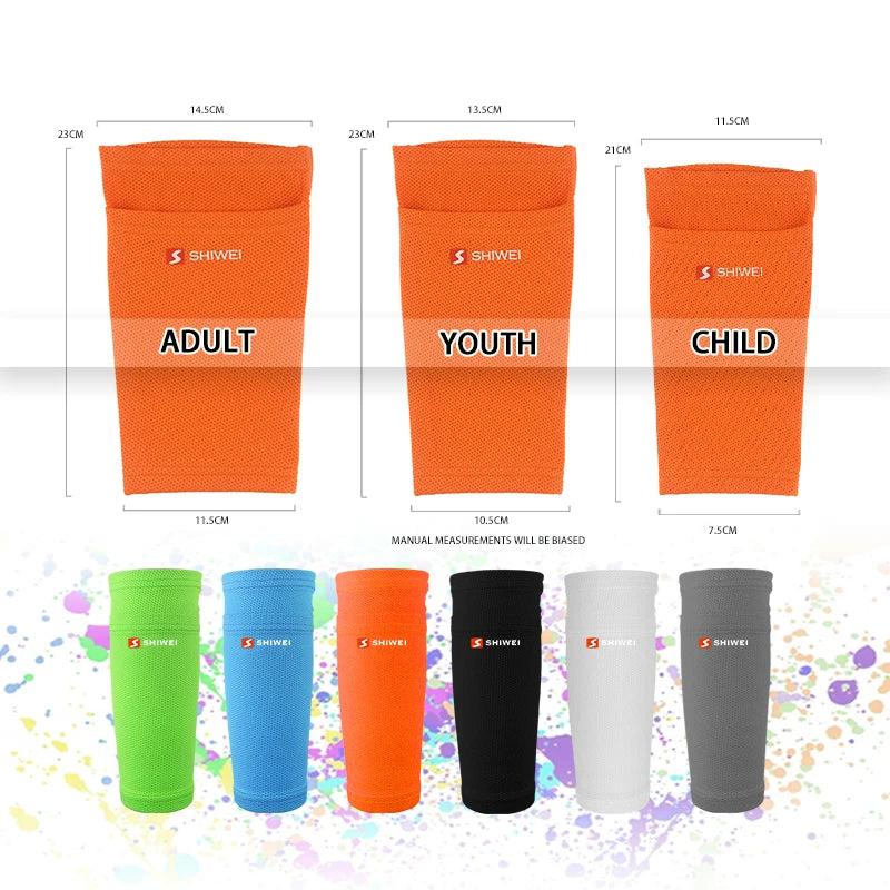 Soccer Shin Guard & Compression Leg Support Set by HitMyNeed