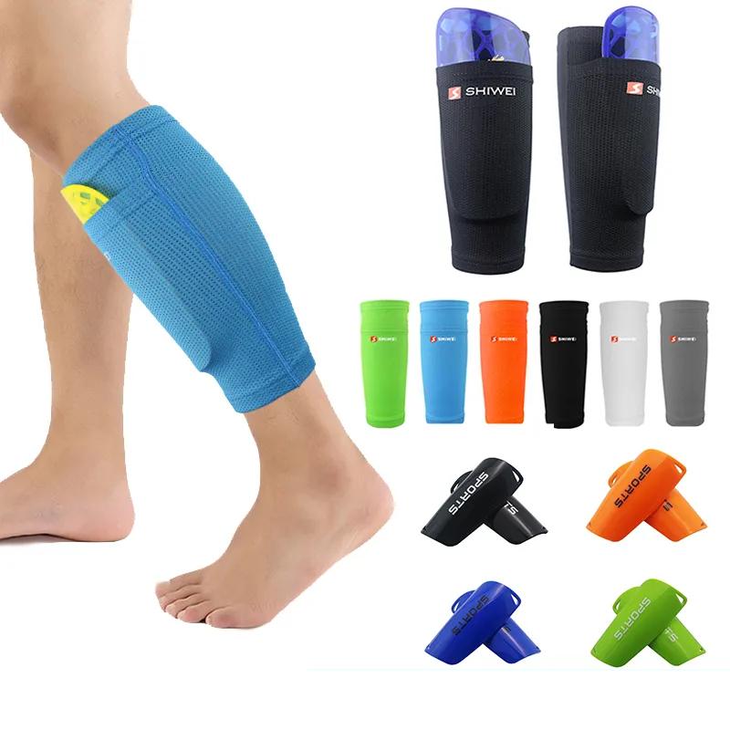 Soccer Shin Guard & Compression Leg Support Set by HitMyNeed