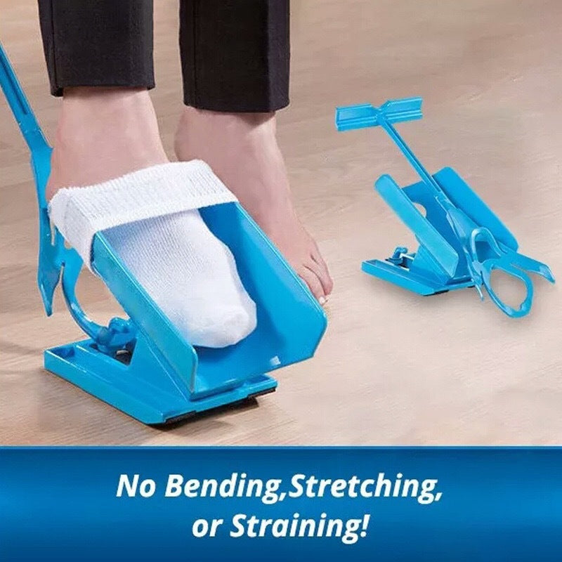 Sock Helper Ergonomic Plastic Donning Aid by HitMyNeed