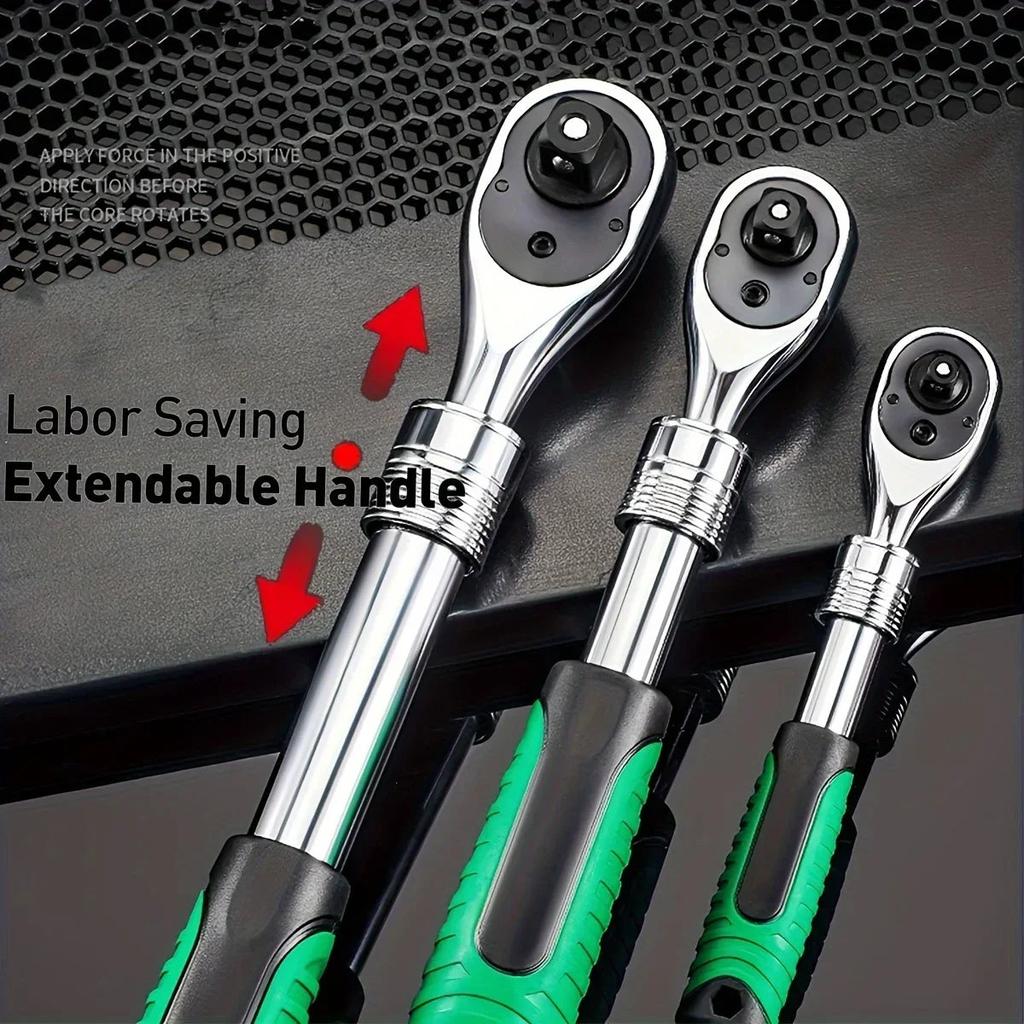 Socket Sleeve Ratchet Wrench Set for Auto Repair by HitMyNeed
