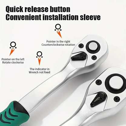Socket Sleeve Ratchet Wrench Set for Auto Repair by HitMyNeed