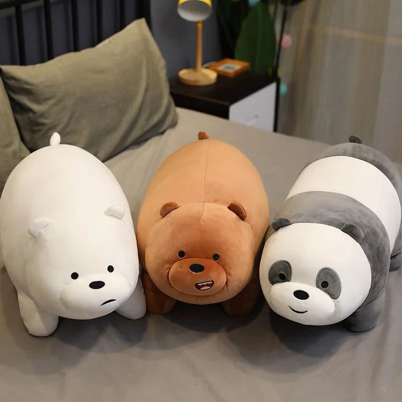 Soft 20cm Plush Bear Toy - Panda, Brown or Polar by HitMyNeed