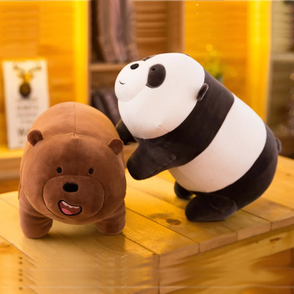Soft 20cm Plush Bear Toy - Panda, Brown or Polar by HitMyNeed
