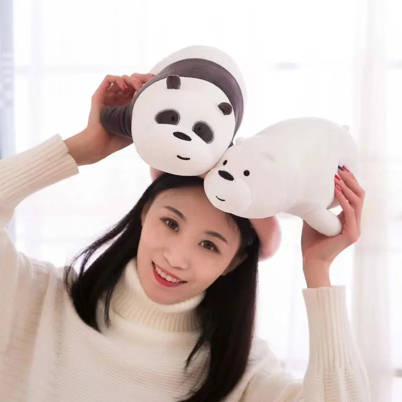 Soft 20cm Plush Bear Toy - Panda, Brown or Polar by HitMyNeed