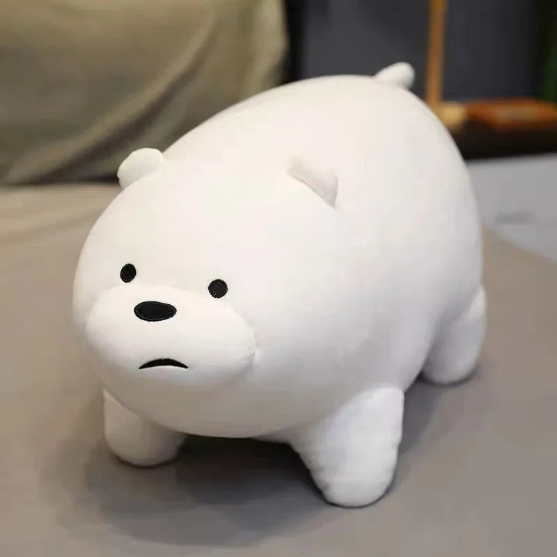Soft 20cm Plush Bear Toy - Panda, Brown or Polar white-bear by HitMyNeed