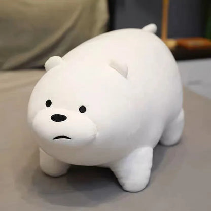 Soft 20cm Plush Bear Toy - Panda, Brown or Polar white-bear by HitMyNeed