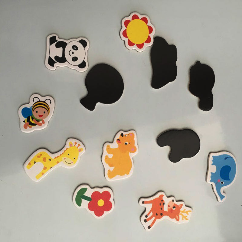 Soft Animal Fridge Magnets Set of 12 by HitMyNeed