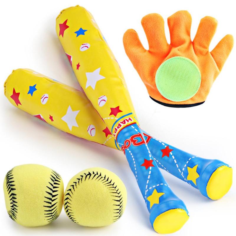 Soft Baseball Toy Set for Kids with Bat, Ball & Glove by HitMyNeed