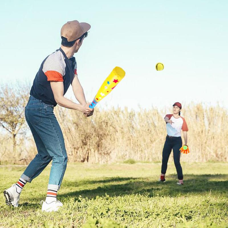 Soft Baseball Toy Set for Kids with Bat, Ball & Glove by HitMyNeed