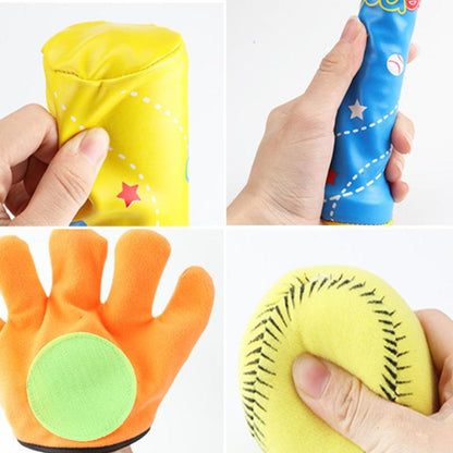 Soft Baseball Toy Set for Kids with Bat, Ball & Glove by HitMyNeed