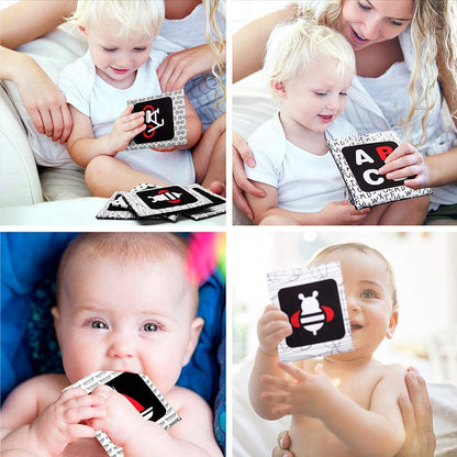 Soft Black & White Baby Flashcards (26 pcs) by HitMyNeed