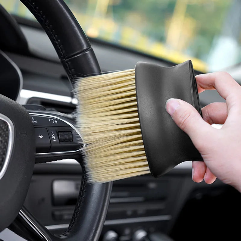 Soft Bristle Car Dust Brush for Vents & Interior Gaps by HitMyNeed