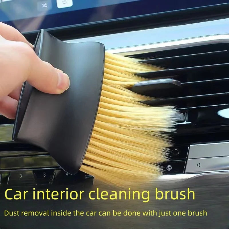 Soft Bristle Car Dust Brush for Vents & Interior Gaps by HitMyNeed