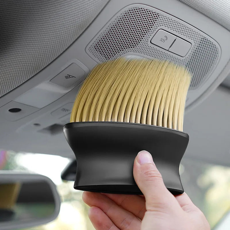 Soft Bristle Car Dust Brush for Vents & Interior Gaps by HitMyNeed