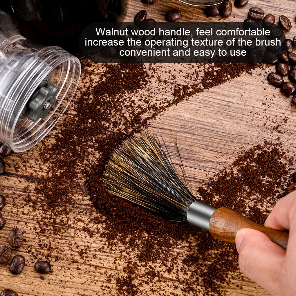 Soft Bristle Coffee Grinder Cleaning Brush by HitMyNeed