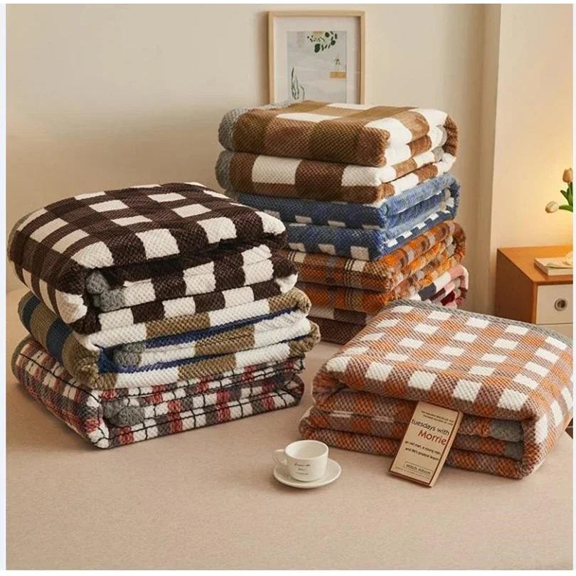 Soft Chenille Knit Throw Blanket for Couch & Bed by HitMyNeed