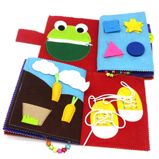 Soft Cloth Activity Book for Kids by HitMyNeed