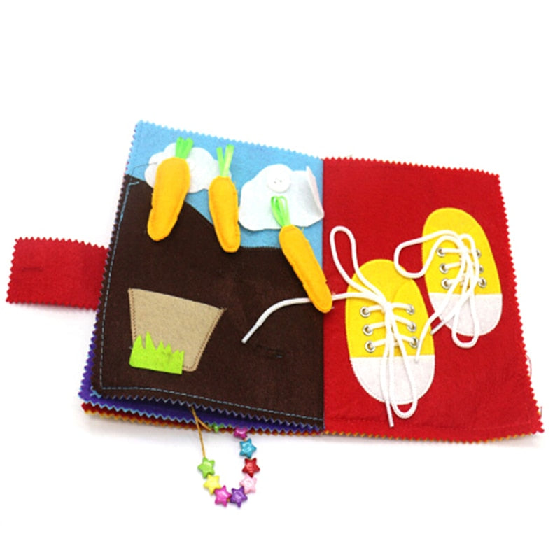 Soft Cloth Activity Book for Kids by HitMyNeed