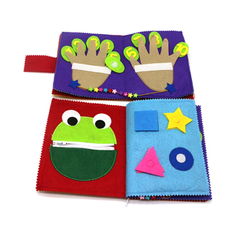 Soft Cloth Activity Book for Kids by HitMyNeed
