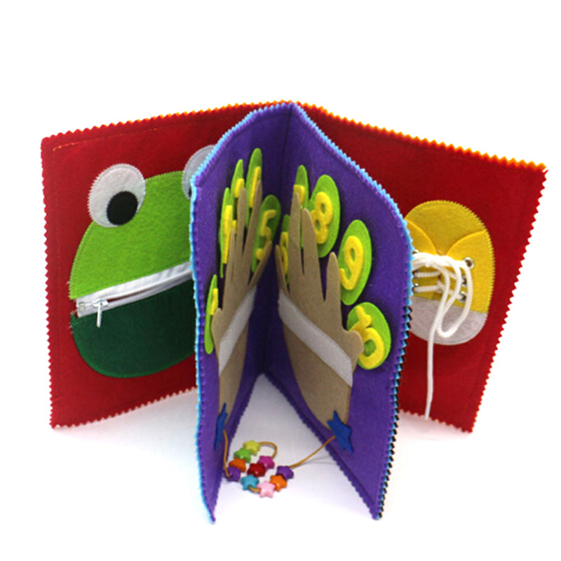Soft Cloth Activity Book for Kids by HitMyNeed