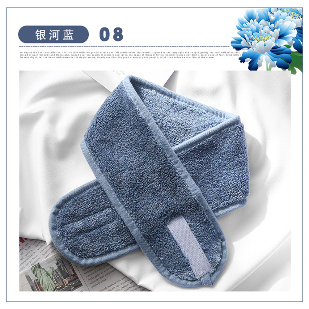 Soft Coral Fleece Adjustable Facial Headband g by HitMyNeed