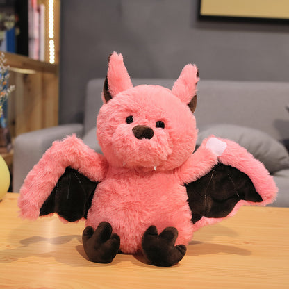 Soft Cotton Bat Plush Toy 24cm pink by HitMyNeed