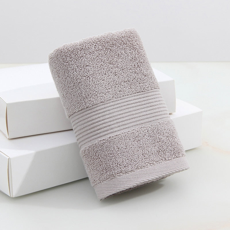 Soft Cotton Bath Towel for Adults 34 x 74 cm by HitMyNeed