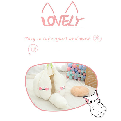 Soft Cotton Garlic Cat Bed with Cushion by HitMyNeed