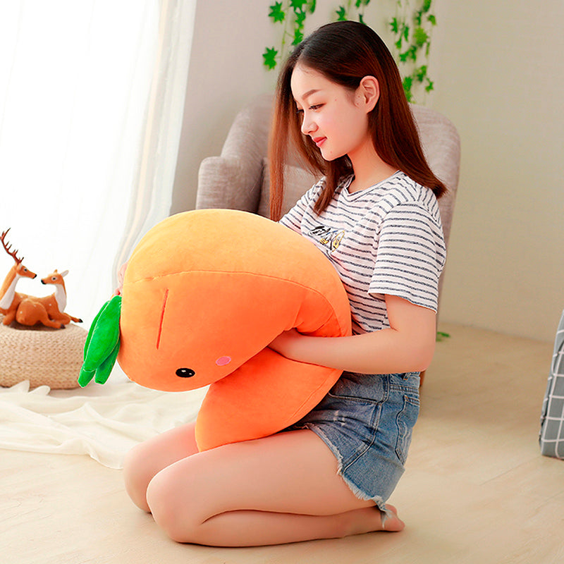 Soft Cotton Plush Carrot Toy Pillow by HitMyNeed