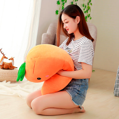 Soft Cotton Plush Carrot Toy Pillow by HitMyNeed