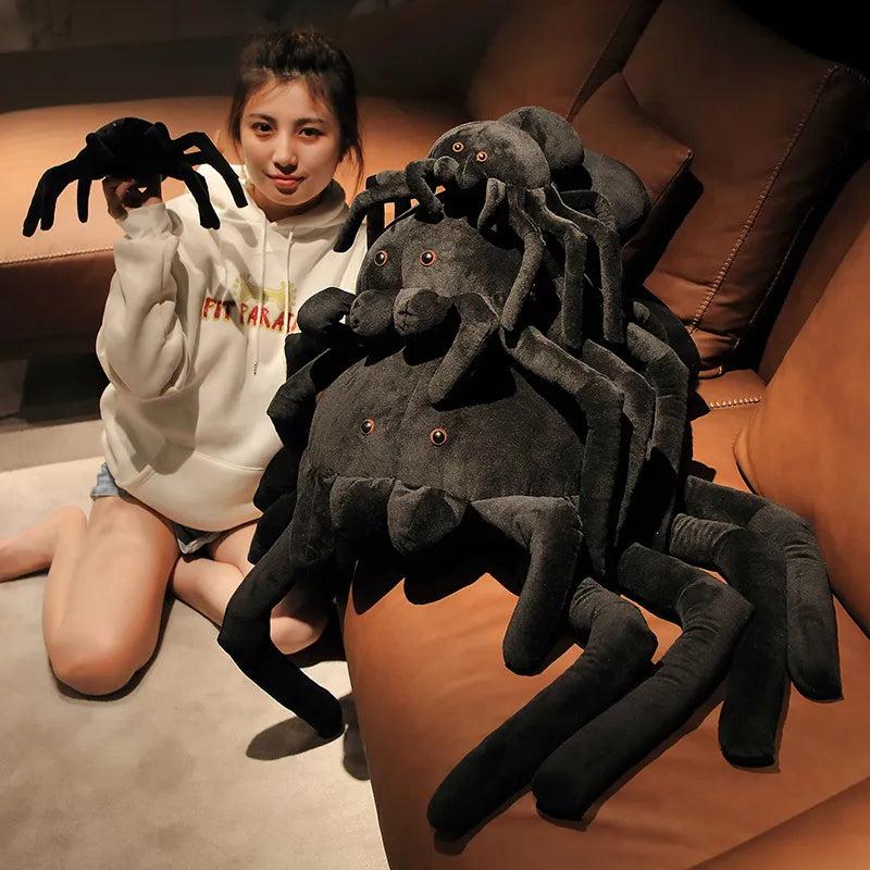 Soft Cotton Spider Plush Toy - Large Cuddly Spider by HitMyNeed