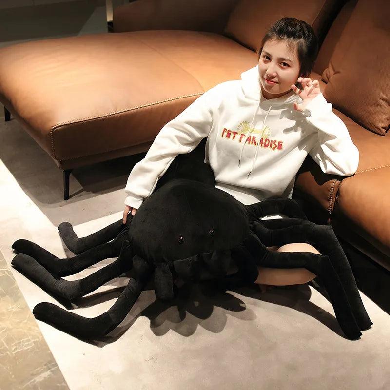 Soft Cotton Spider Plush Toy - Large Cuddly Spider 80x120cm by HitMyNeed