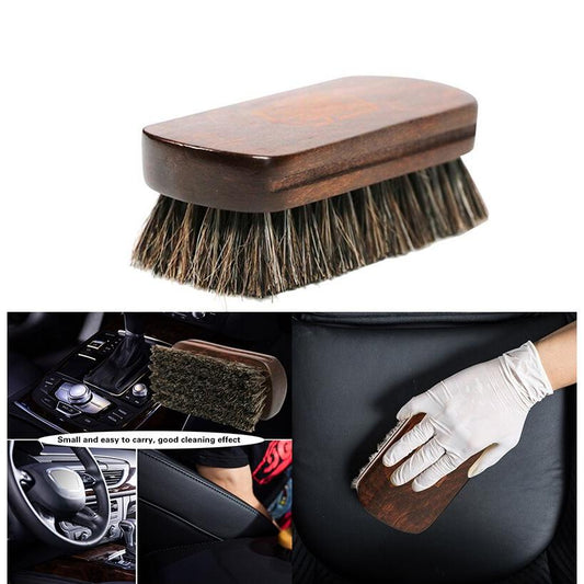 Soft Horsehair Leather Cleaning Brush by HitMyNeed