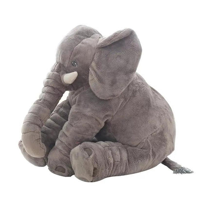 Soft Large Elephant Plush Toy for Kids & Babies gray 40cm by HitMyNeed