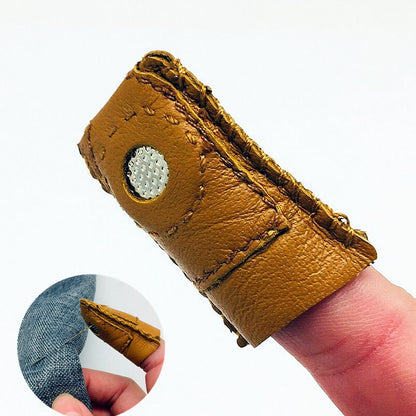 Soft Leather Thimble for Hand Sewing by HitMyNeed