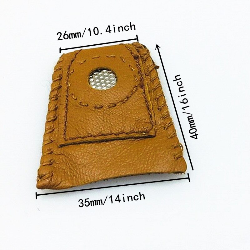 Soft Leather Thimble for Hand Sewing by HitMyNeed
