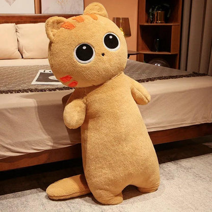 Soft Long Cat Plush Body Pillow Cushion by HitMyNeed